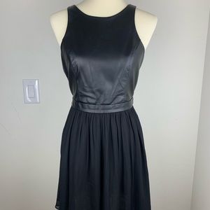 BCBGenaration Black Leather Dress